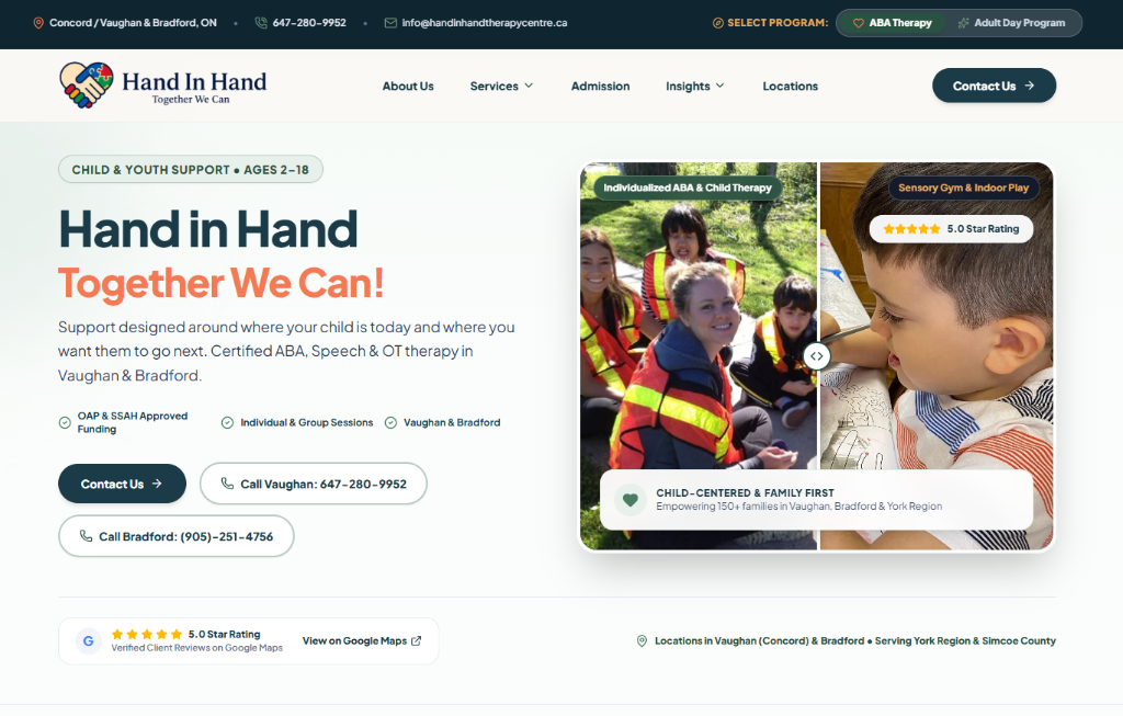 Hand in Hand preview mockup