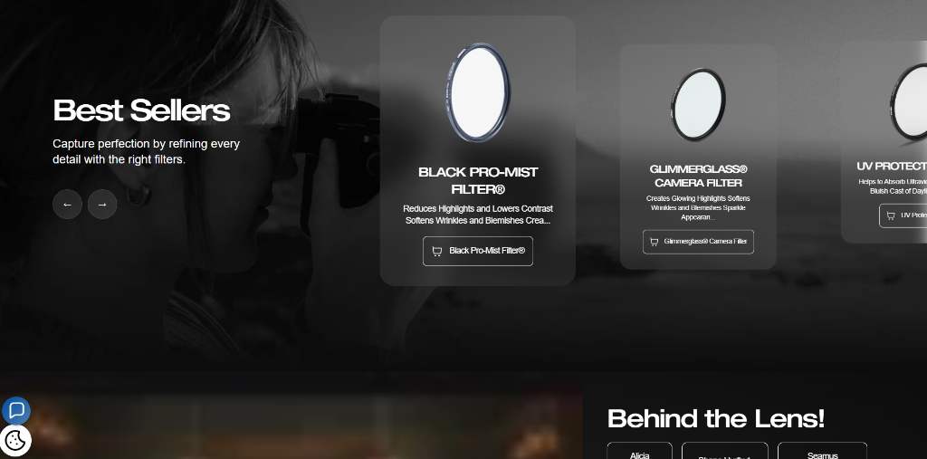 Tiffen Redesigned Best Sellers Grid