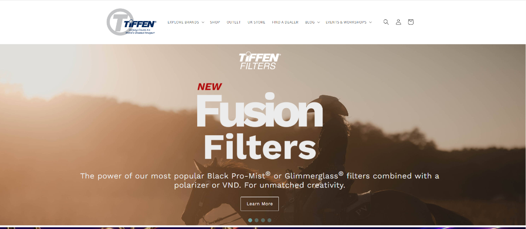 Tiffen Legacy Desktop Web Experience